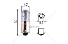 Žárovka 24v 4w ba9s t4w heavy duty hella 0046890_A