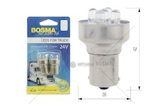 Žárovka 24v 5w ba15sw led bosma sada 2ks 0100452_A