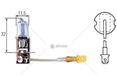 Žárovka h3 12v 55w pk22s hella 0381322_A