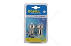Žárovka LED 12V BA15S 12XLED bílá sada 2 kusů BOSMA 2328