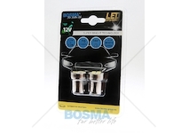 Žárovka LED 12V BA15S 4XSMD bílá sada 2 kusů BOSMA 3048