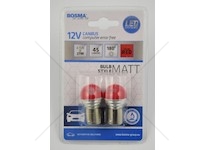 Žárovka LED 12V BA15S červená 5332