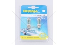 Žárovka LED 12V SV8,5 6XLED bílá sada 2 kusů BOSMA 2946