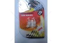 Žárovka LED 12V T10 1XLED bílá sada 2 kusů GLODEN LT10-1-12