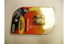Žárovka LED 12V T10 1XLED bílá sada 2 kusů  LT10-2-12