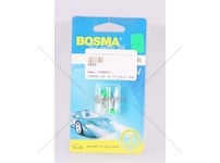 Žárovka LED 12V T10 3XLED GREEN 2SZT BOSMA 2533