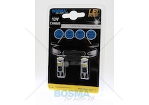Žárovka LED 12V T10 3XSMD 5050 bílá BOSMA 4144/B