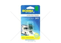 Žárovka LED 24V 1XLED B8,5D GREEN 2ks v balení BOSMA 7699