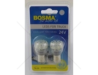 Žárovka LED 24V 21W BA15s čirá 18xLED 2ks