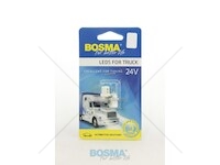 Žárovka LED 24V B8,5D 1XLED bílá sada 2 kusů BOSMA 7705