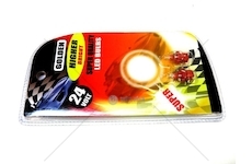 Žárovka LED 24V B8,5D 1XLED červená sada 2 kusů GLODEN LT05-2-24R