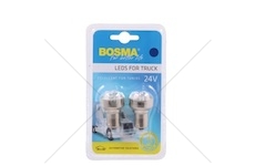 Žárovka LED 24V BA15S 5XLED modrý KP BOSMA 7231