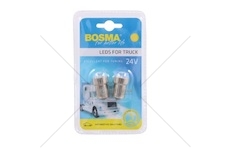 Žárovka LED 24V BA15S 5XLED žlutá sada 2 kusů BOSMA 7224