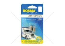Žárovka LED 24V BA9S 1XLED bílá sada 2 kusů BOSMA 7958
