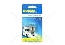 Žárovka LED 24V BA9S 1XLED modrá sada 2 kusů BOSMA 7583