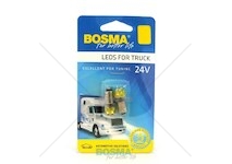 Žárovka LED 24V BA9S 4XLED žlutá sada 2 kusů BOSMA 7972