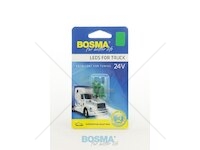 Žárovka LED 24V BAX 1XLED zelená sada 2 kusů BOSMA 7798