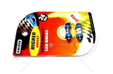 Žárovka LED 24V SV8,5 4XLED modrá  LSV-1-24BL