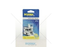 Žárovka LED 24V T10 1XLED bílá sada 2 kusů BOSMA 7408