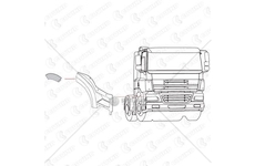Záslepka DAF 85CF pravá COVIND COV/CF0/206