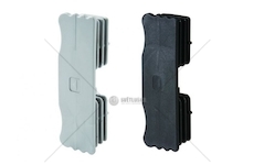 ZASLEPKA PLASTIKOWA PROFILU ALUM.CZARNA  TK1380