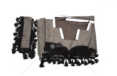 ZASLONKI PRZEDNIE RVI GAMAT SZARE+CZARNE  ZAS/PR/RVI/SZAR/CZAR