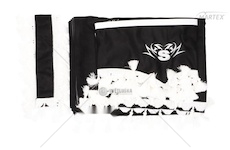 ZASLONKI PRZEDNIE SCANIA CZARNE+BIALE  ZAS/PR/SC/CZAR/BIALE