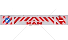 Zástěrka - lapač přední MAN 2400x350mm, červená