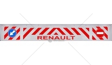Zástěrka - lapač přední RENAULT 2400x350mm, červená