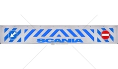 Zástěrka - lapač přední SCANIA 2400x350mm, bílá