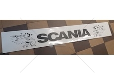 Zástěrka - lapač přední SCANIA 2400x350mm s ornamentem černá