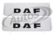 Zástěrka pryžová 600x180 přední, bílá s nápisem daf 0209792_A