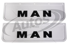 Zástěrka pryžová 600x180 přední, bílá s nápisem man 0209791_A