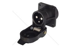 Zástrčka 3 pólová plastová na 4 šrouby