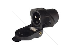 Zástrčka 3 pólová plastová na dva šrouby