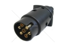 Zástrčka 7 pólová 12V plastová