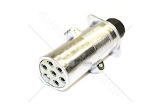 Zástrčka 7-pólová 24V kovová 95mm typ N vedlejší