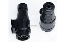 Zástrčka elektrická 12v/13-pin plastová, přívěsné vozíky 0363449_A