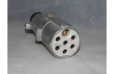 Zástrčka EURO hliníková.-S-IEF s kolíkem ERICH E.JAEGER 211013