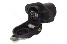 Zásuvka 3 pólová plastová na dva šrouby