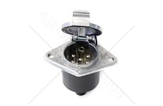 Zásuvka 7-pólová 12-24V hliníková 