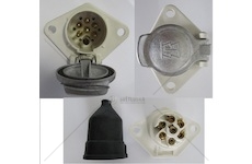 Zásuvka elektrická 7pin /6+1pin kolík+díra/ typ s 50028000_A