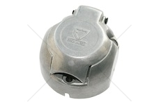 Zásuvka přívěsného vozíku 12v/ 7pin - kovová jaeger 0081438_A