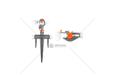 Zavlažovač pulzní s trojhrotým plastovým trnem WHITE LINE