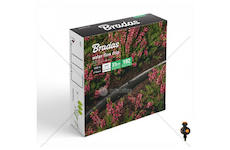 Zavlažovací sada, kapací hadice Water Flow Drip ø16mm 100m, 182ks příslušenství a zavlažovací hodiny BRADAS