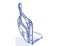 Nárazník přední MB pravý TOURISMO,INTEGR POLMET P-3114