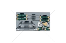 ZESTAW 24 CZESCIOWY ( SRUBOKRETY, KLUCZE  2242