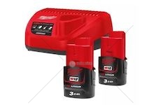 ZESTAW AKUMULATOROW M12NRG-302 MILWAUKEE C8546 4933451902