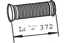 Zvlněná trubka, výfukový systém DINEX DIN22126