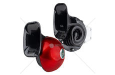 Zvuková signalizace klaksonu sada 2 ks červená 125 mm 12V AMIO-04075